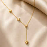 Alva™ — Collana Cuori Dorati